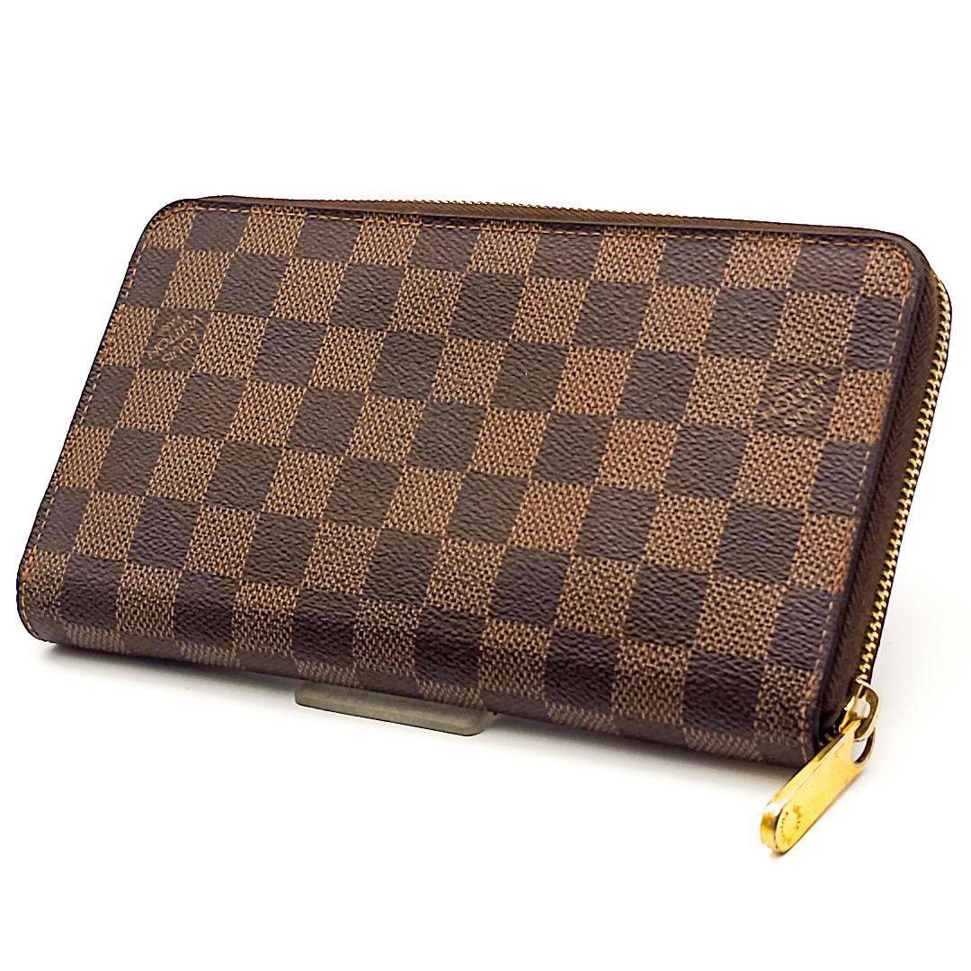 ルイヴィトン　ジッピーオーガナイザー　ダミエ　ラウンドファスナー　長財布　403