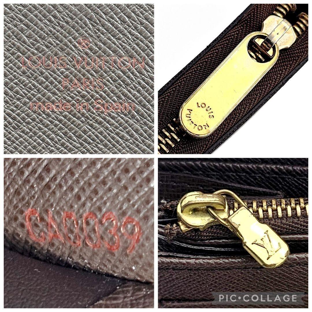 ルイヴィトン　ジッピーオーガナイザー　ダミエ　ラウンドファスナー　長財布　403