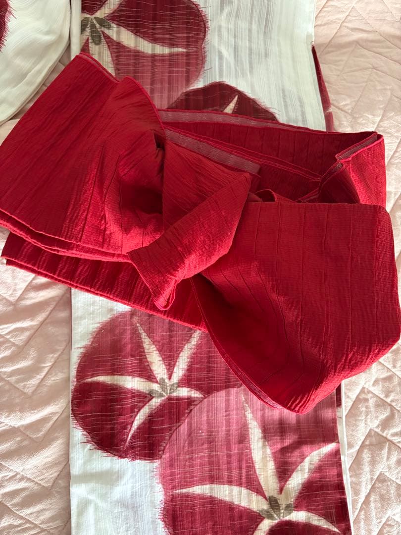 デパート購入⭐︎夢工房☆ 朝顔柄　浴衣