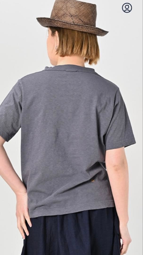 45R バード刺繍ロゴプリントの90845星Tシャツ