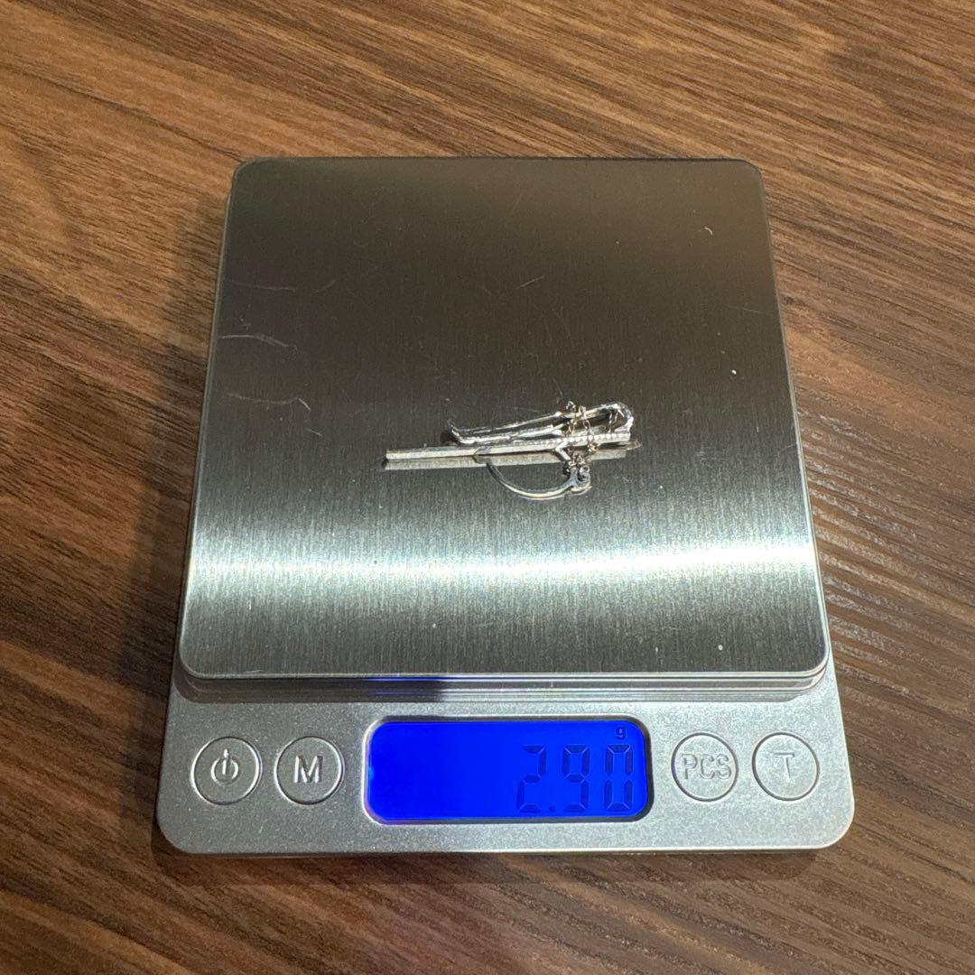 シルバー ネクタイピン K14WG