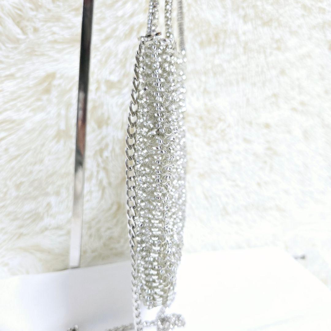 美品✨人気色シルバー✨アンテプリマ スクエア ミディアム シルバー