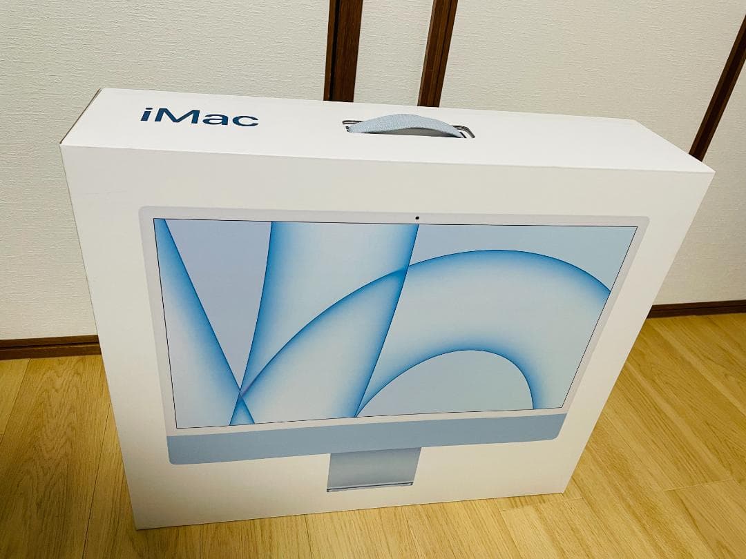 【極上美品】iMac 24\" M1 512G ブルー / 4.5Kの超高画質体験