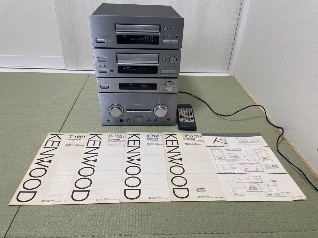 KENWOOD K‘sコンポ　ラジオチューナー　CD カセット　アンプ　即日発送