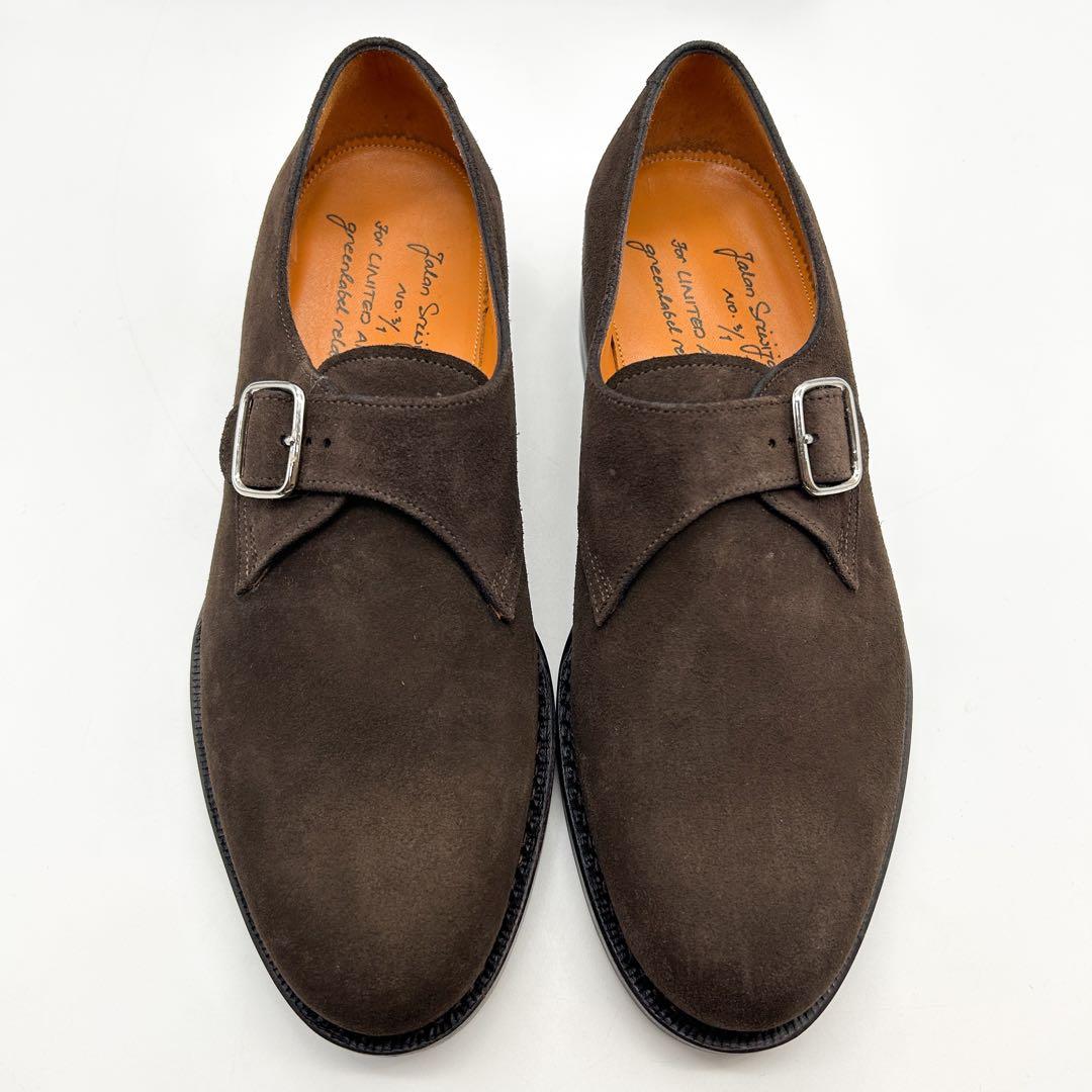 【新品】 Jalan Sriwijaya 別注　スエードモンクストラップシューズ