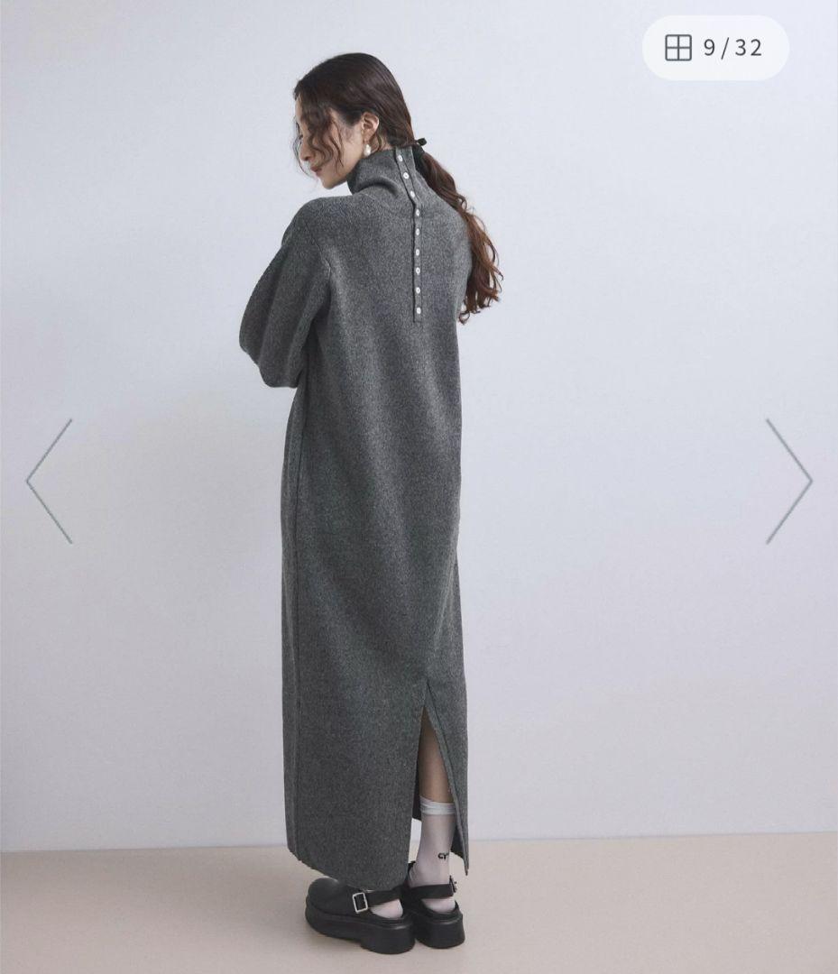 アダム・エ・ロペ　2WAYニットポロワンピース