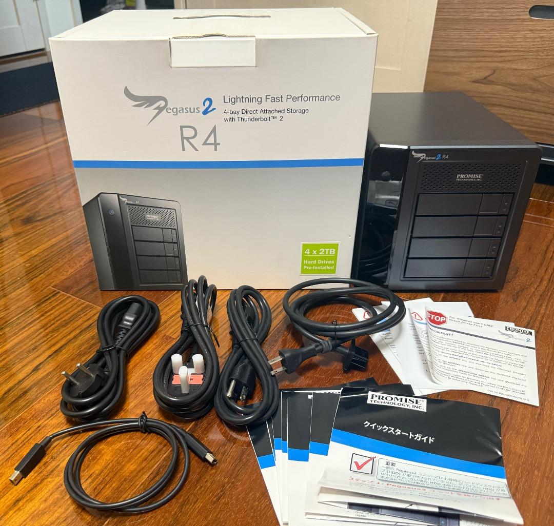 Promise Pegasus2 R4 HDD 32TB（8TB×4）