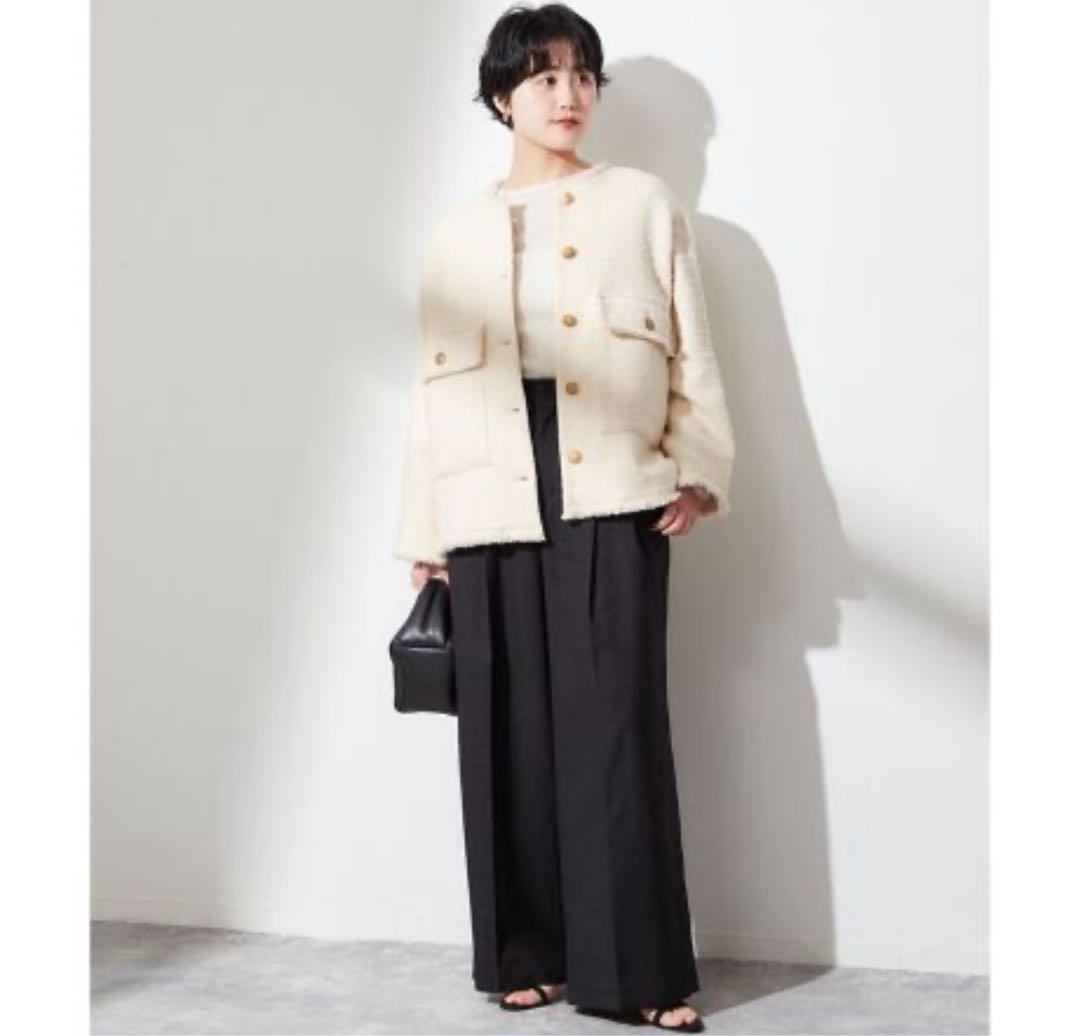 ジャーナルスタンダードレサージュGIOLICA MIXツイードWIDEジャケット