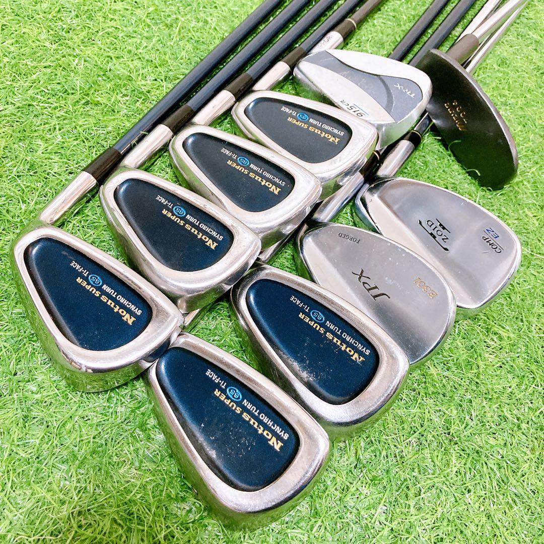 H14.ミズノ　初心者オススメ　ゴルフクラブ　メンズセット　右利き　14本