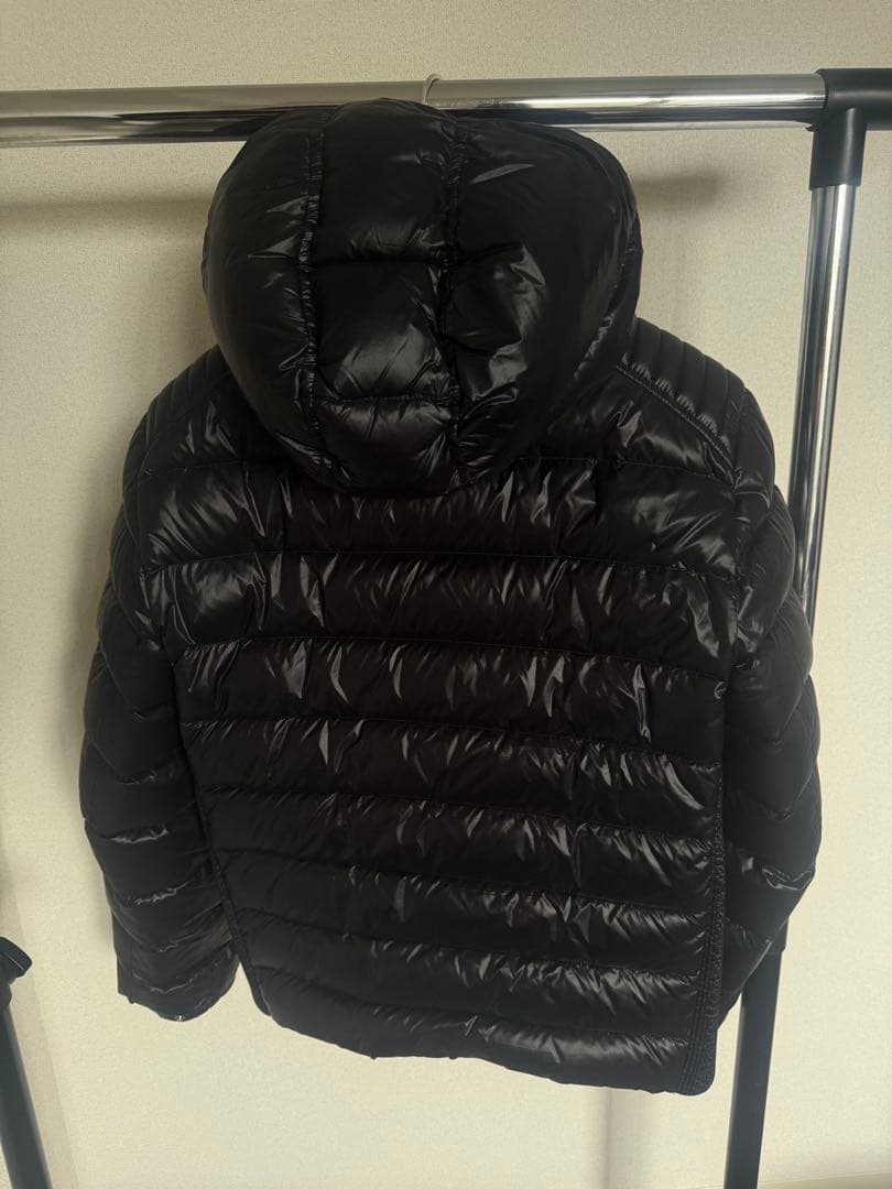 PRADA プラダ ダウンジャケット 46 ブラック 黒 三角ロゴ