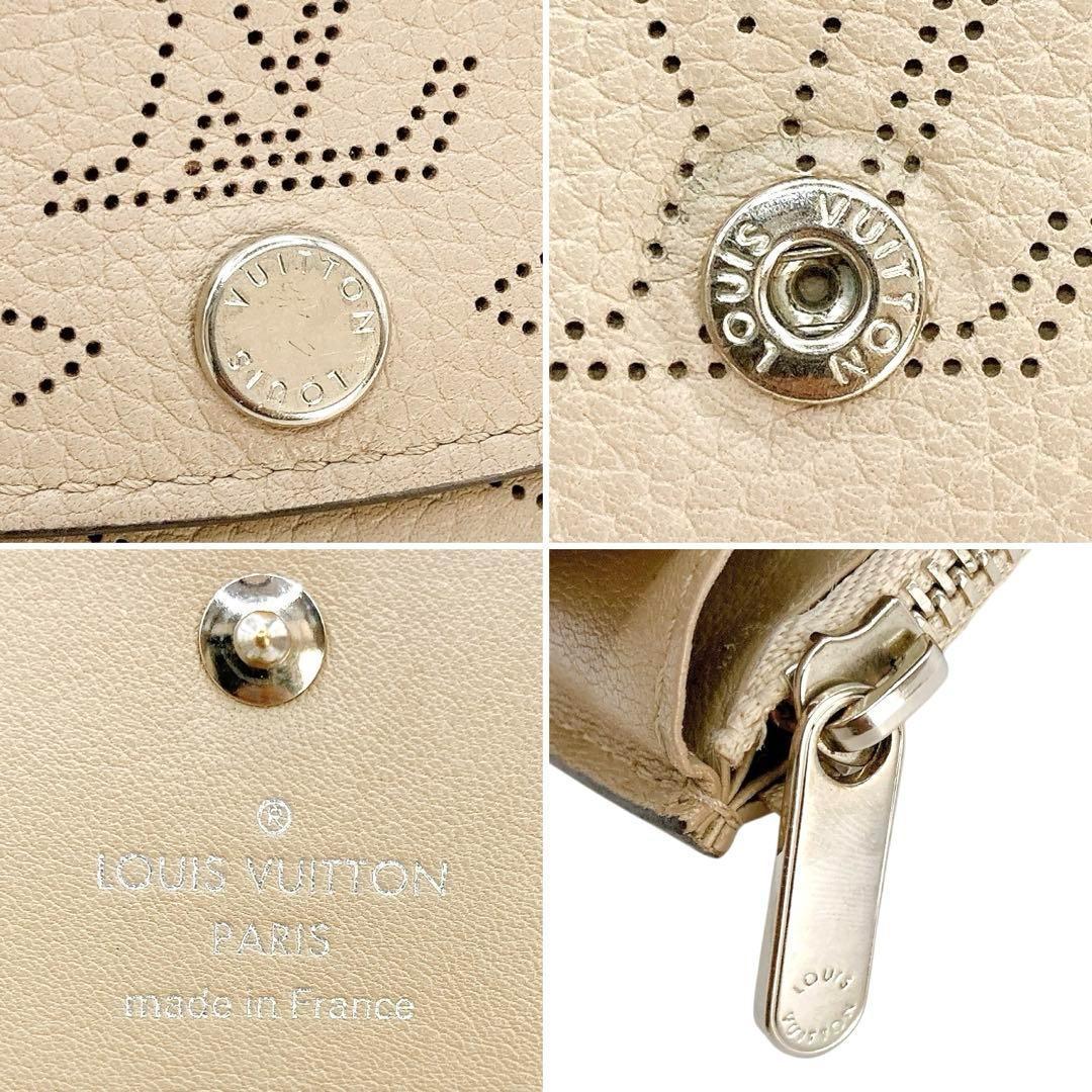 美品✨ルイヴィトン　ポルトモネ　アナエ　マヒナ　グレージュ　カード　ケース