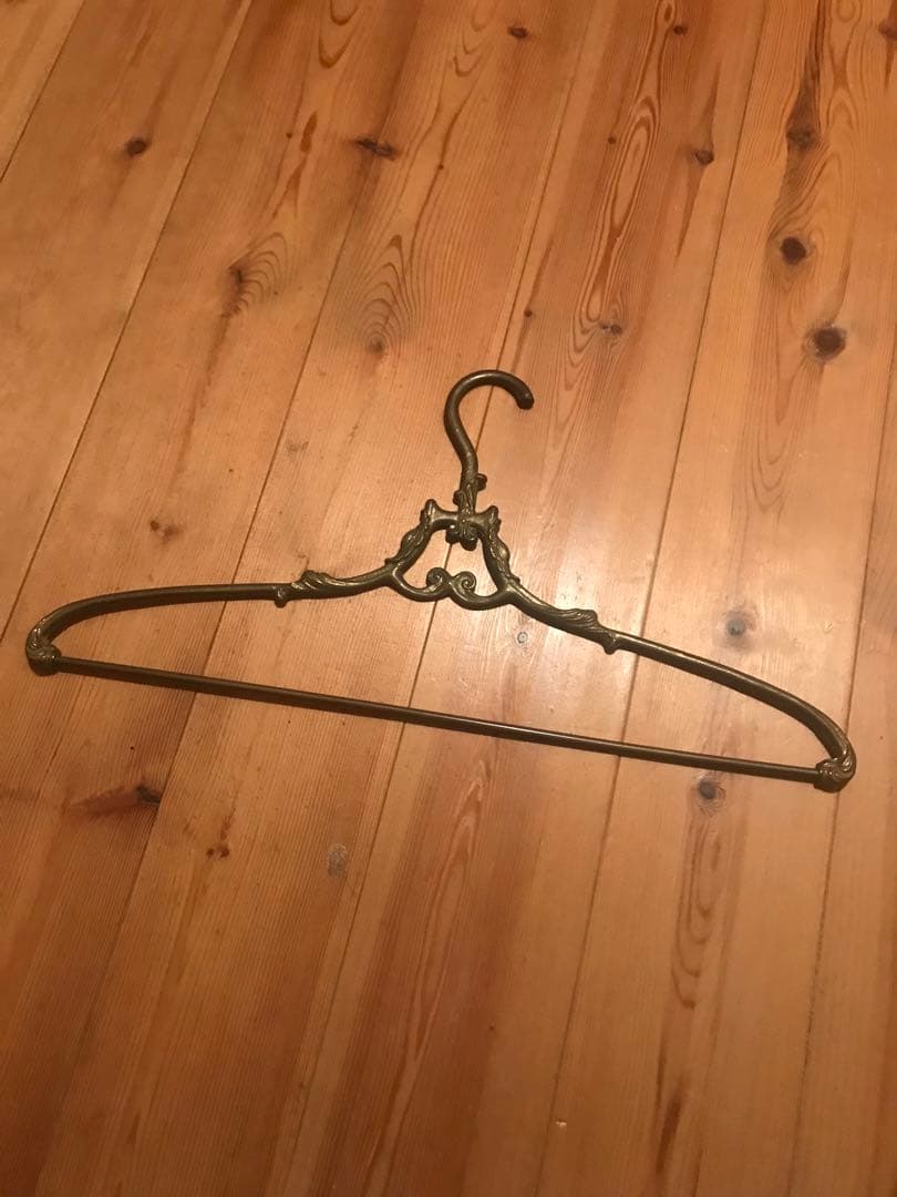 アンティークハンガー　真鍮　1本