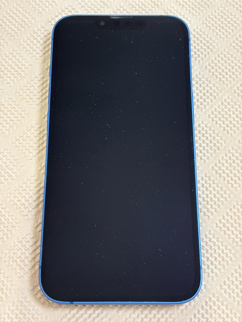 電池91％ Apple iPhone 13 128GB 本体 ブルー 極美品
