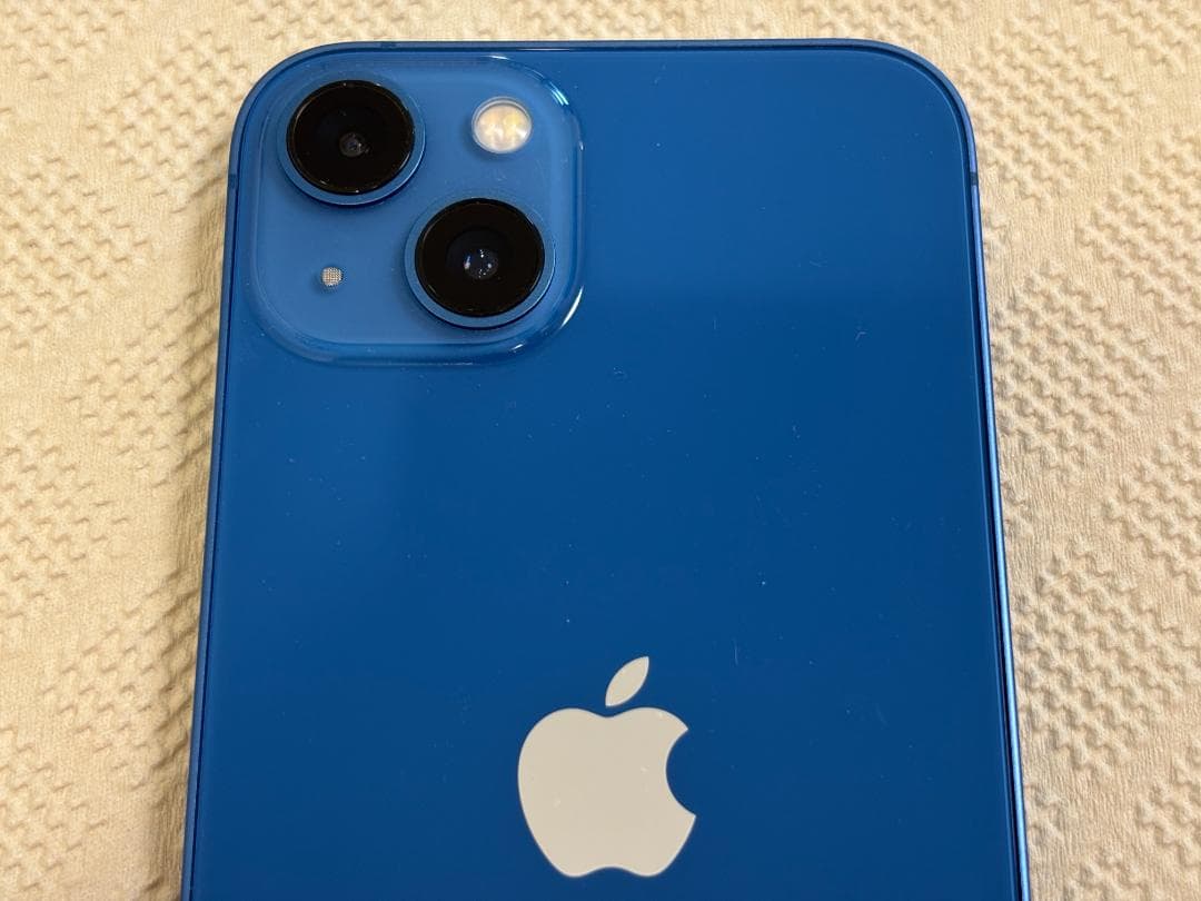 電池91％ Apple iPhone 13 128GB 本体 ブルー 極美品