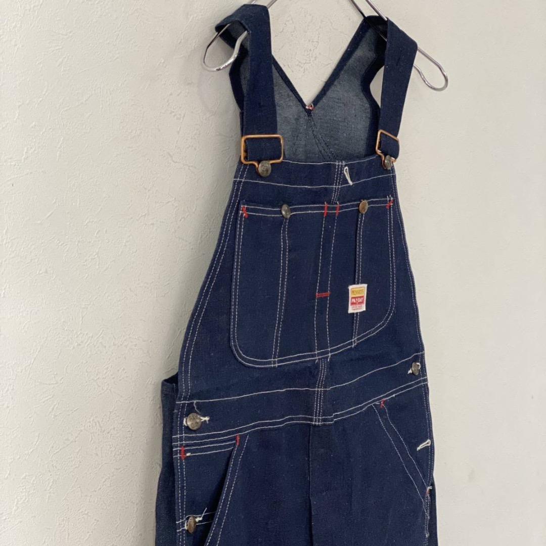 50ｓ　デッドストック　PAY DAY　デニム　フラッシャー付き　オーバーオール