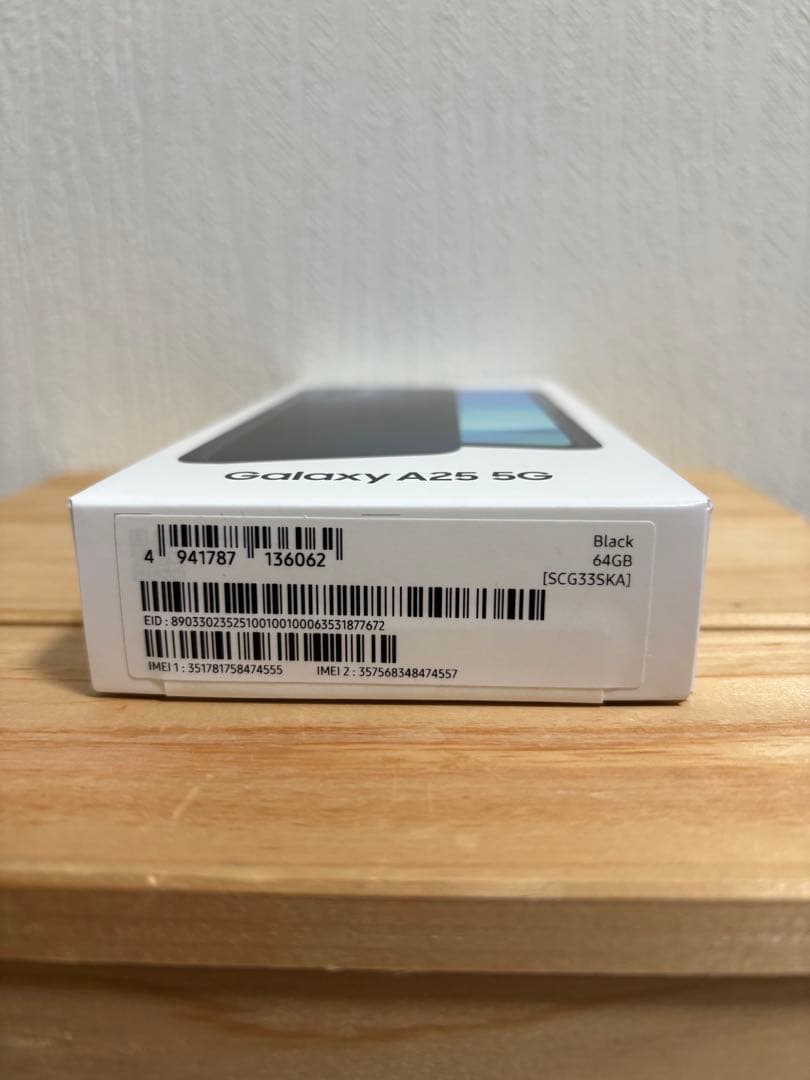 【新品•未使用】Galaxy A25 5G ブラック 64GB