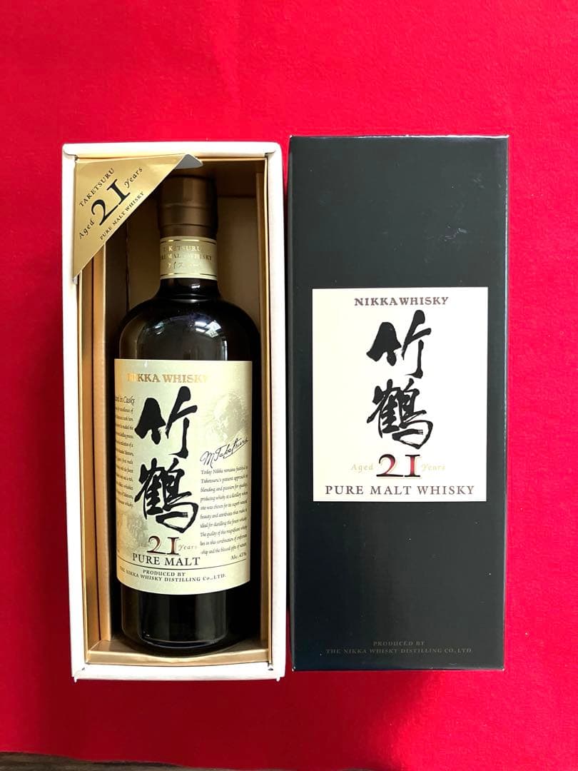 【24H限定】ニッカウヰスキー 竹鶴 21年 ピュアモルト 700ml