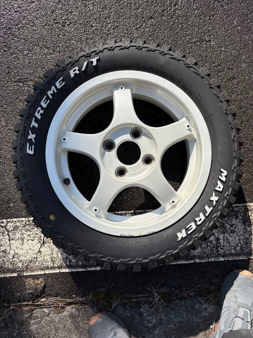 RAYSホイール＆24年製 MAXTREK R/T 165/65R14 4本
