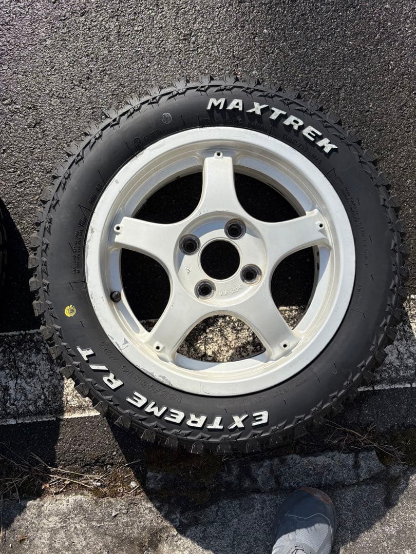 RAYSホイール＆24年製 MAXTREK R/T 165/65R14 4本