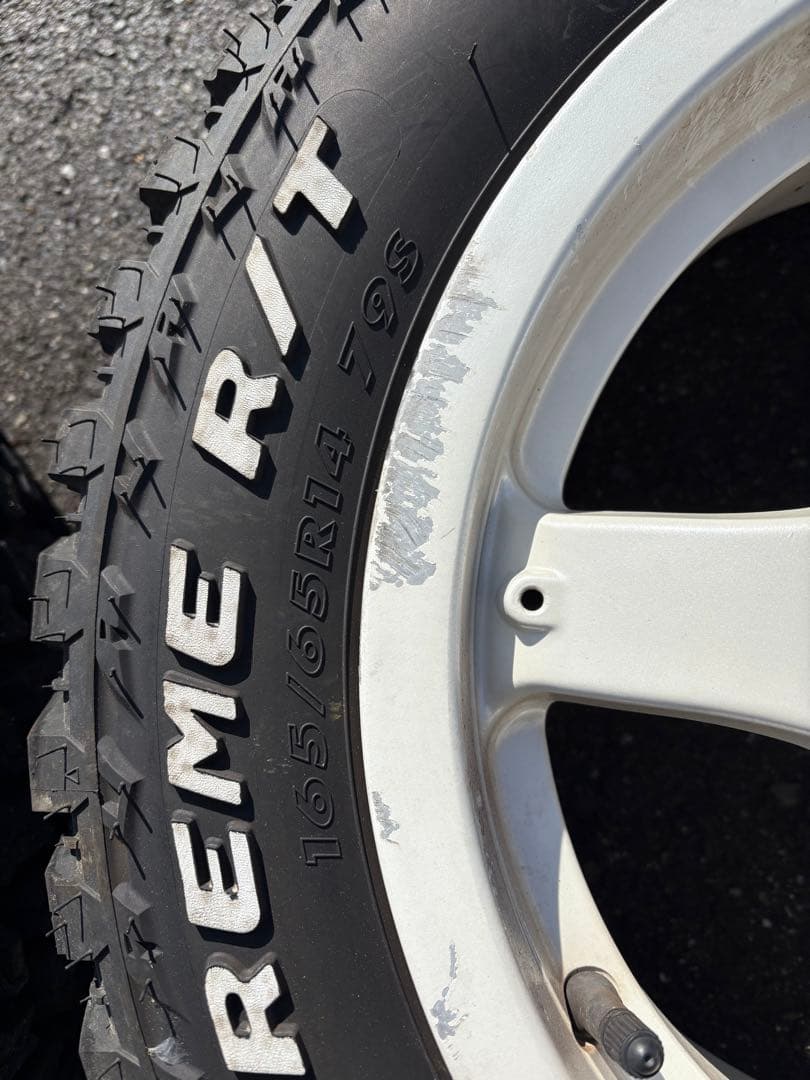 RAYSホイール＆24年製 MAXTREK R/T 165/65R14 4本