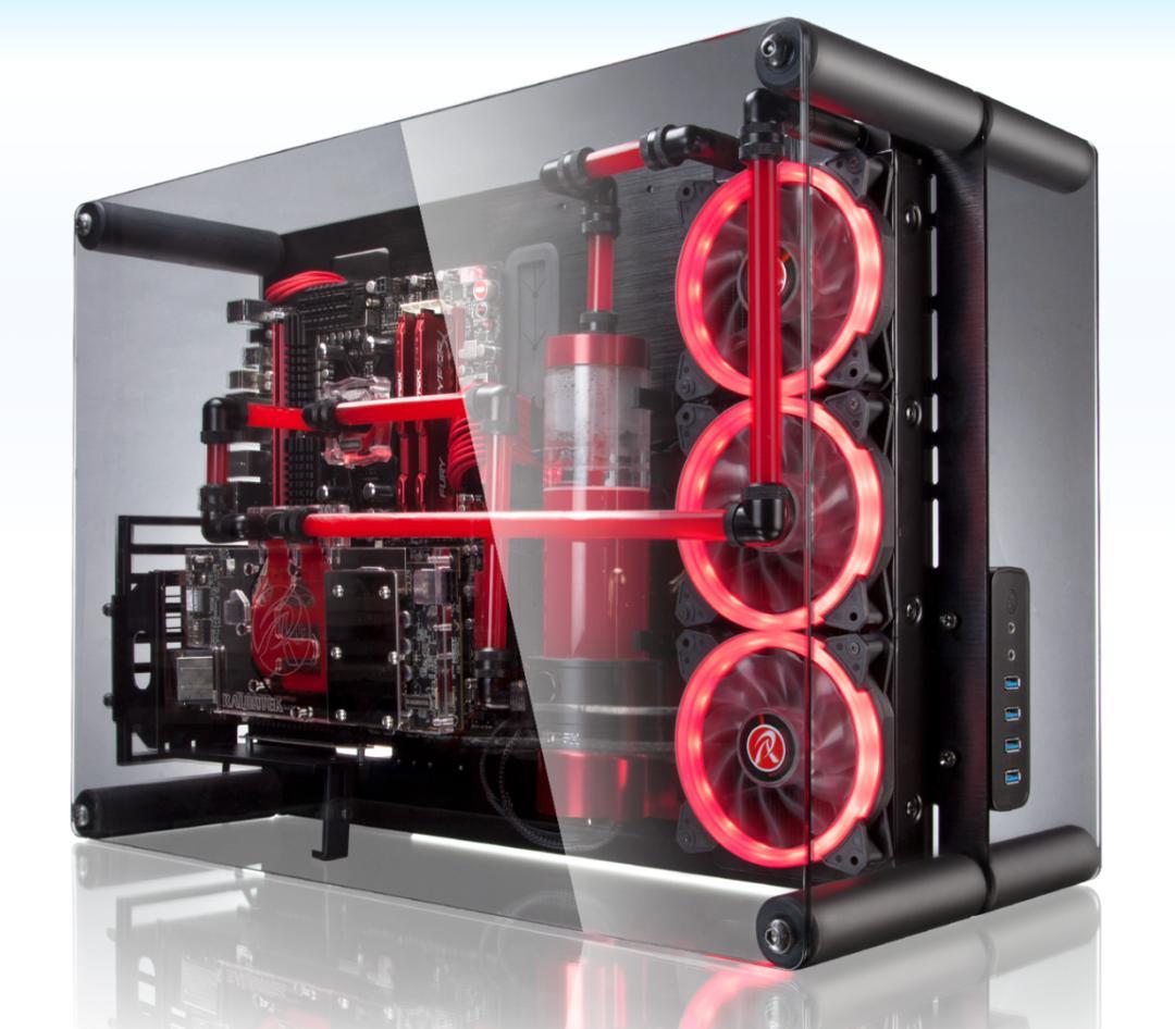 RAIJINTEK PCケース PAEAN 強化ガラス オープンフレーム ATX