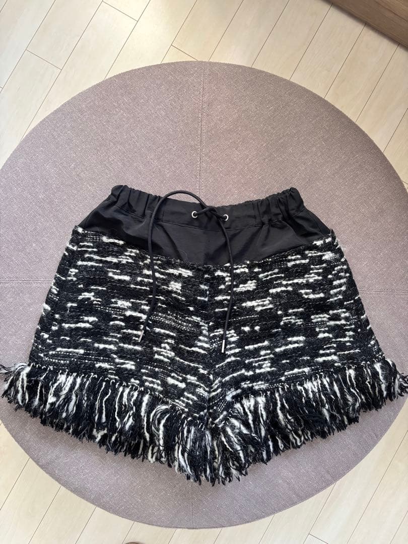 sacai サカイ　ツイードショートパンツ　0サイズ
