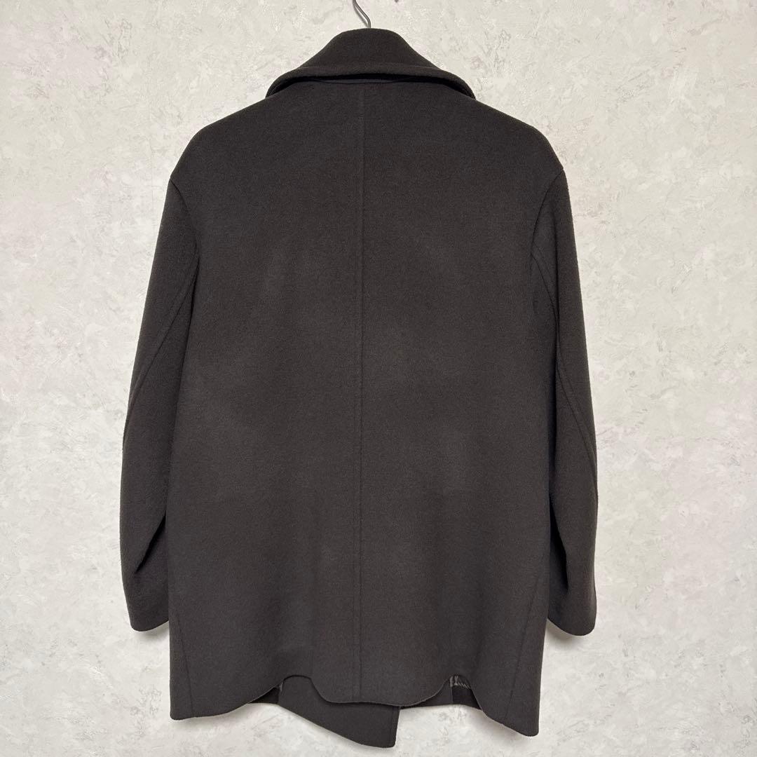 38 Spick&Span ハミルトンラムズウールテーラードカラーショートコート