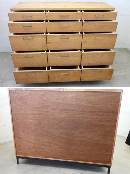 展示品■無垢オーダーNEALD■ワイドチェスト■パイン材■34.1万■12杯■