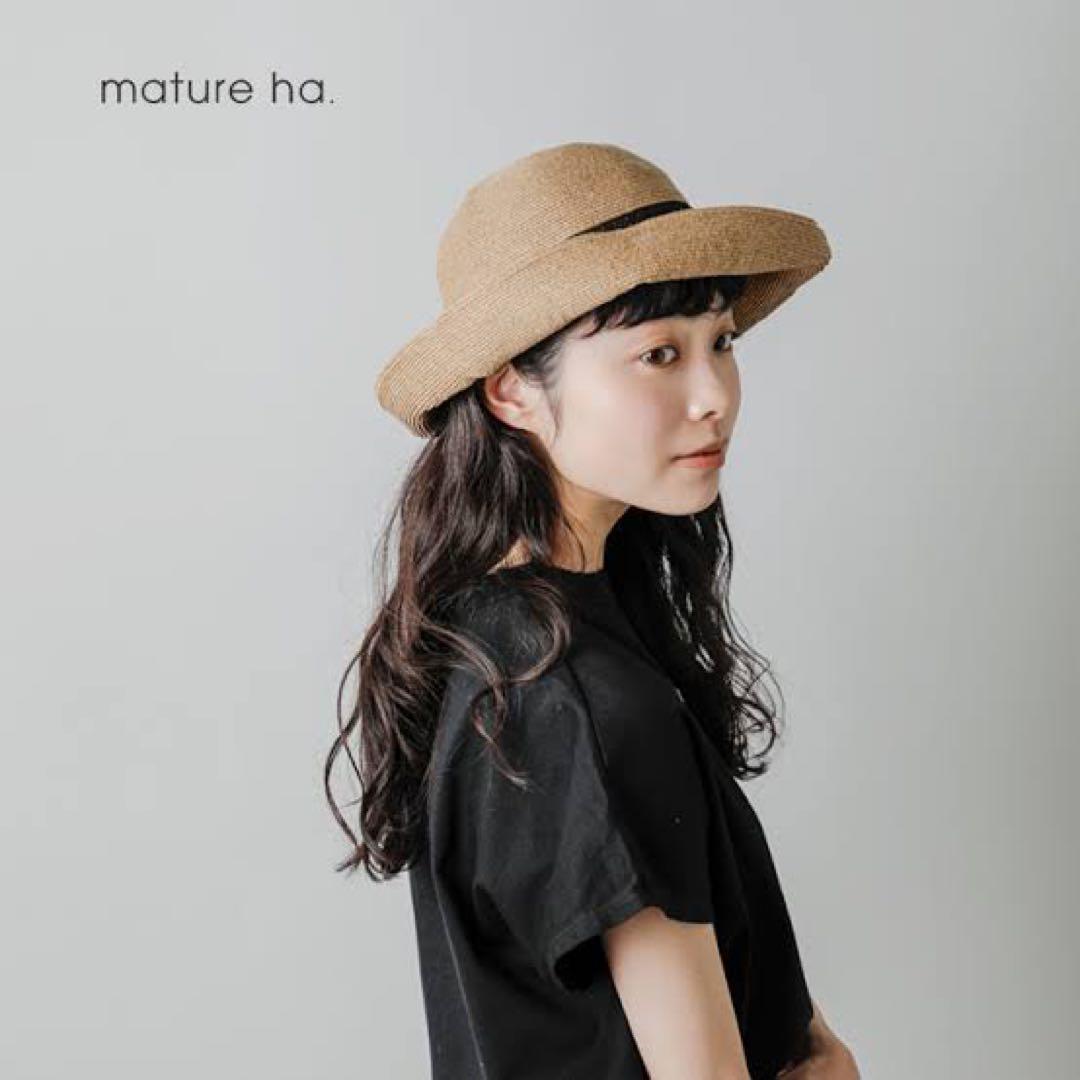 未使用品【 mature ha 】 BOXED HATサイズ60
