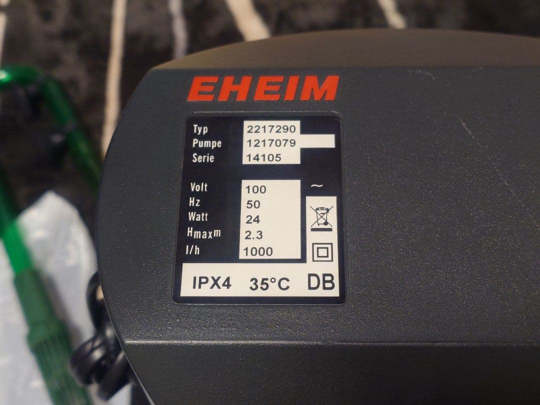 エーハイム　2217　50Hz　東日本　動作確認済 外箱無し