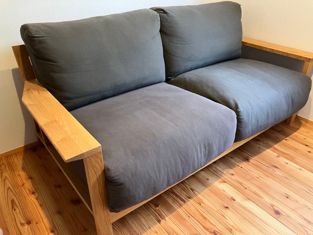 【送料込】無印ソファ2.5シーター