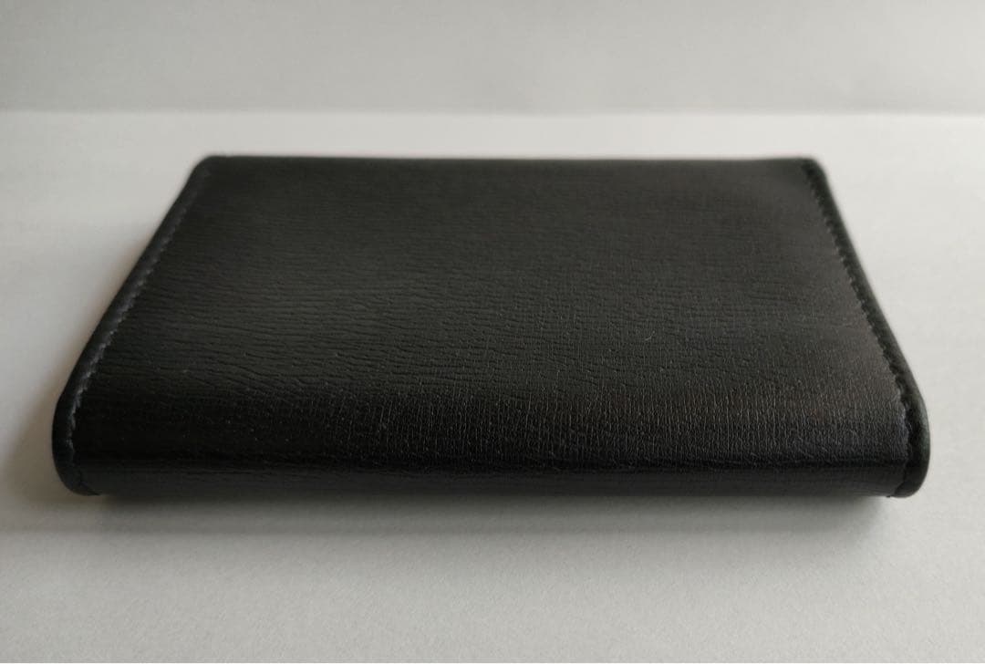 GUCCI インターロッキングG 名刺入れ ブラック レザー メンズ