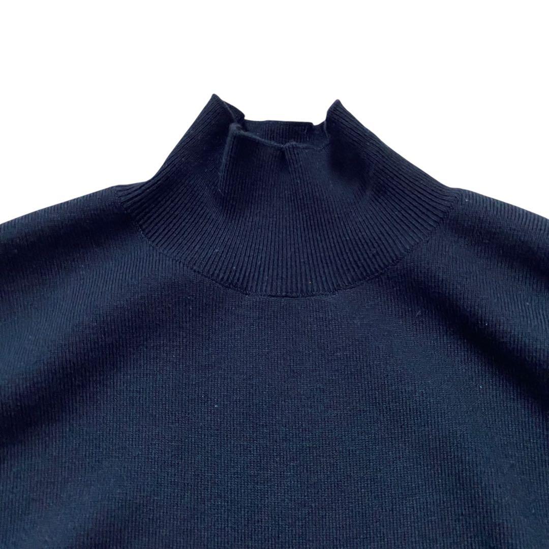 LE PHIL ルフィル【美品】モックネック ジレベスト ブラック