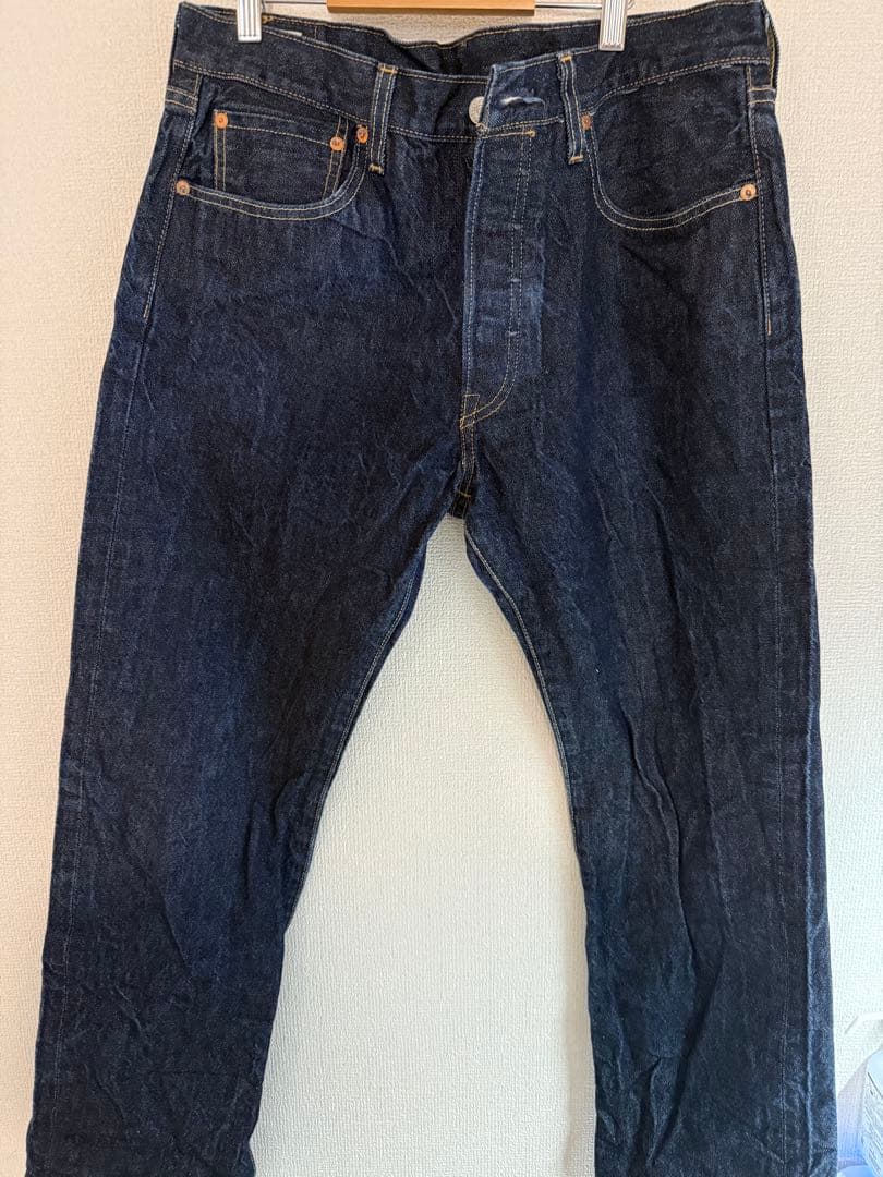 米国製リーバイス501ビッグE赤耳セルビッヂジーンズ