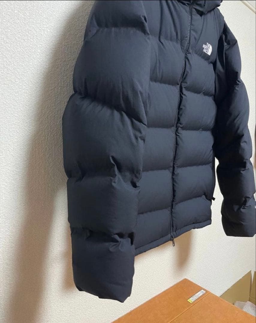 【美品】ノースフェイス ビレイヤーパーカ ND92215 ブラック Lサイズ