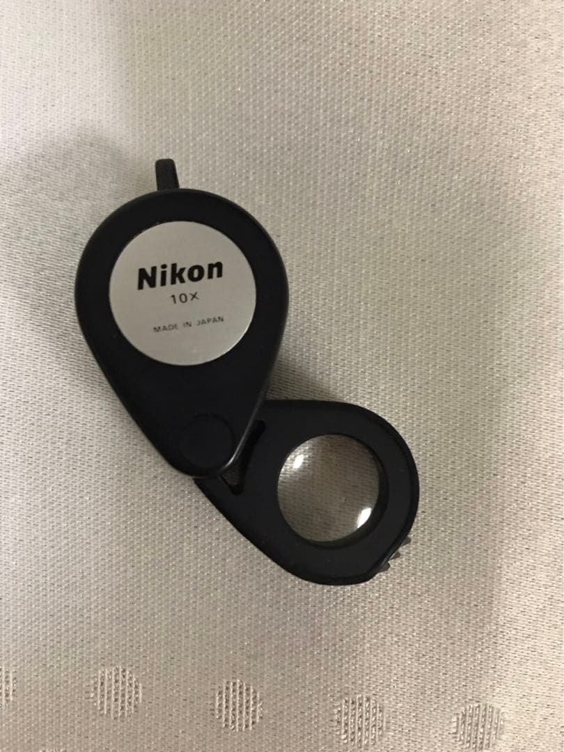 【希少・日本製】Nikon ルーペ 10X 高品質光学レンズ コレクター必見