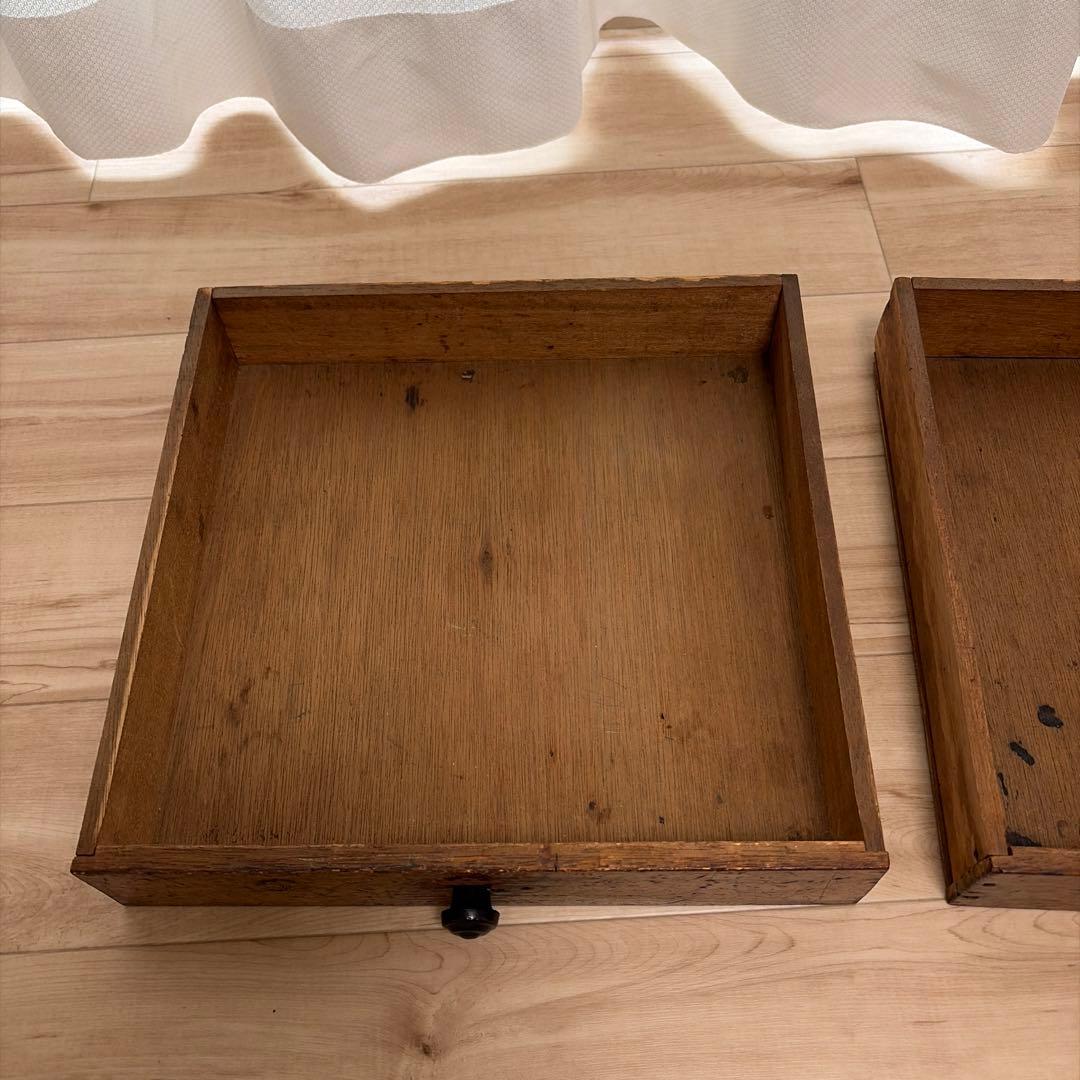 昭和レトロ 文机｜無垢材 引き出し2杯｜古道具 古家具 ローテーブル