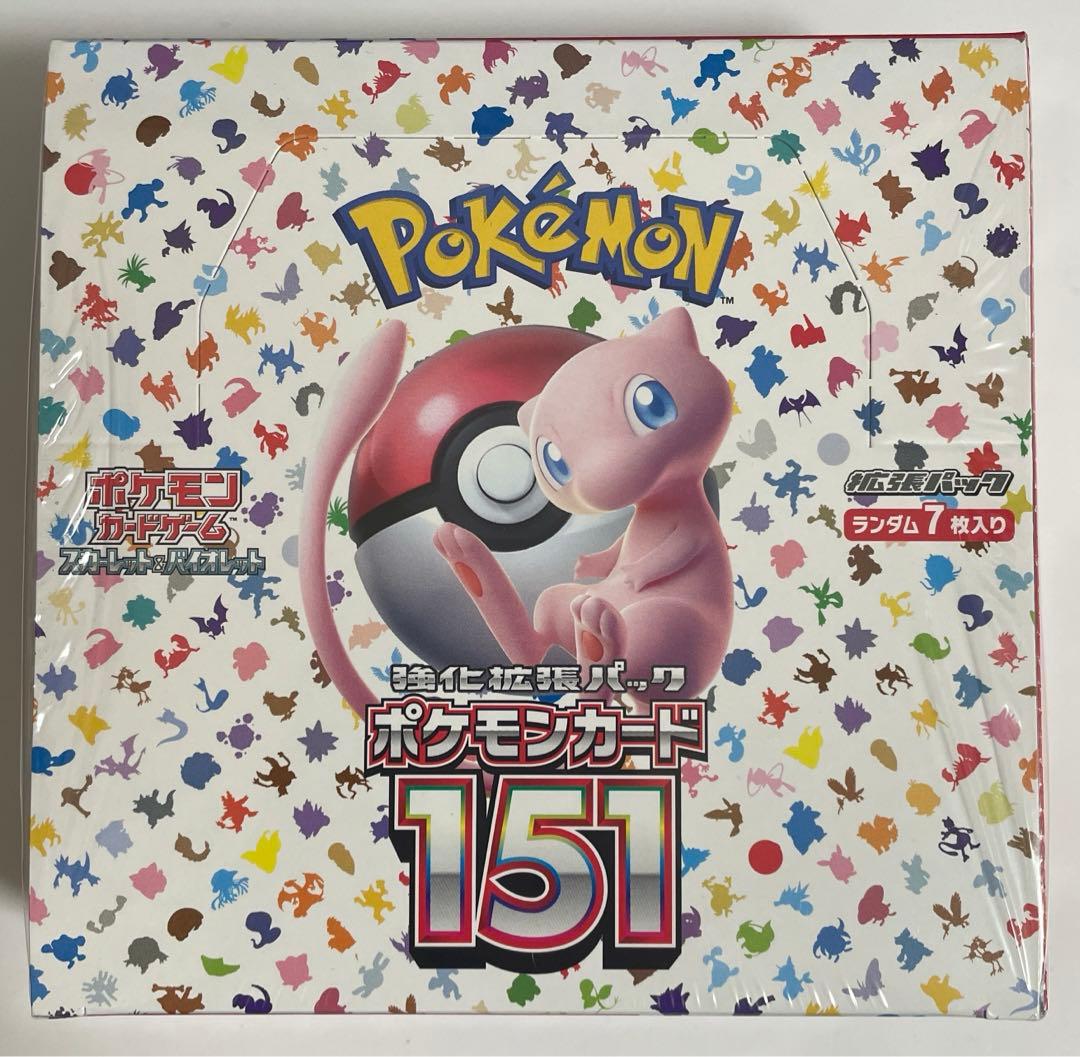 ポケカ151 シュリンク付き　1BOX シュリンク少し破れあり