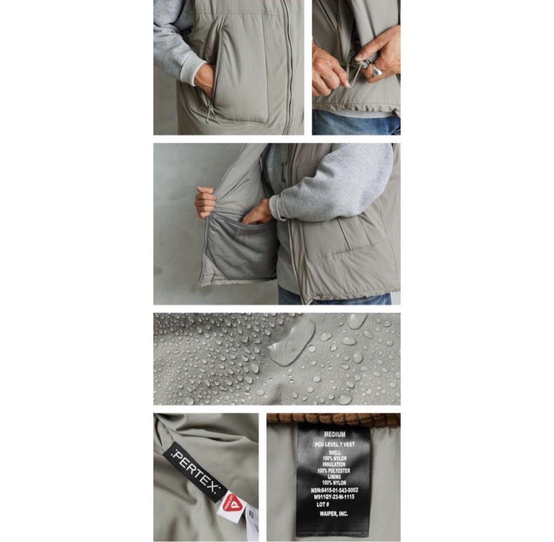 PCU LEVEL7A PRIMALOFT ベストWAIPER.inc