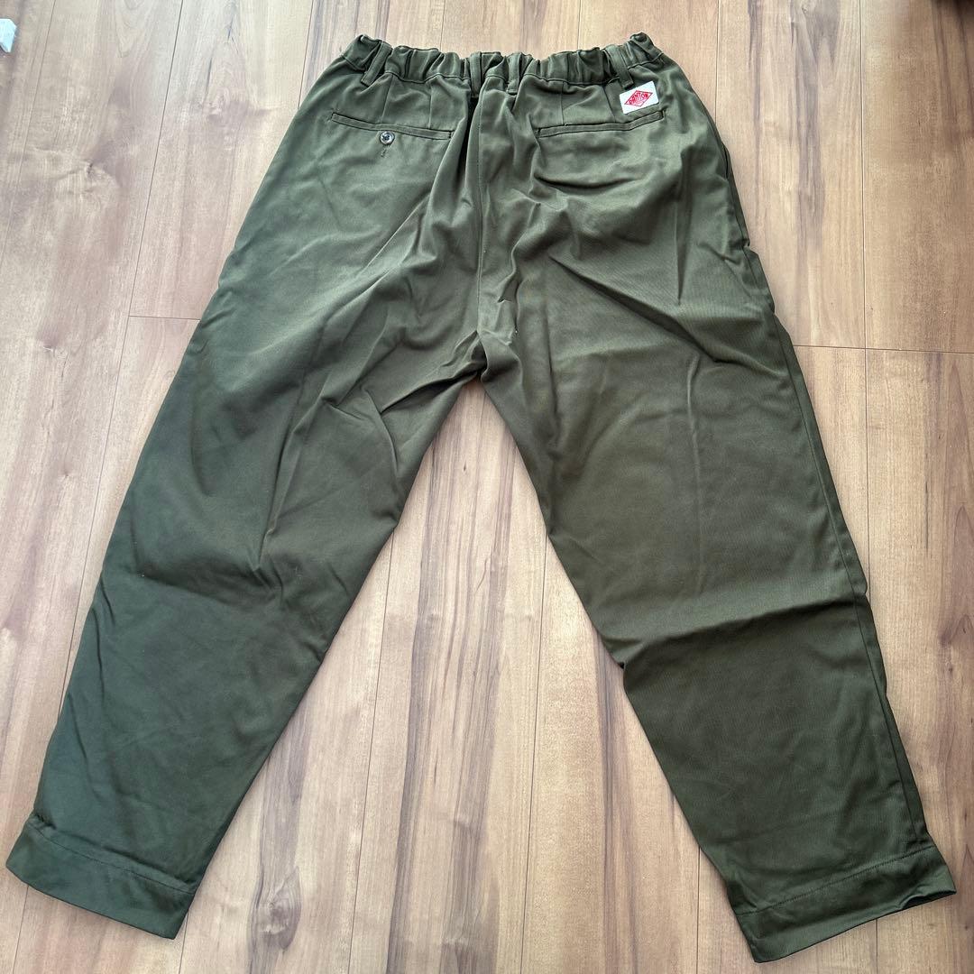 DANTON ゴムウエスト チノパン オリーブ　size40