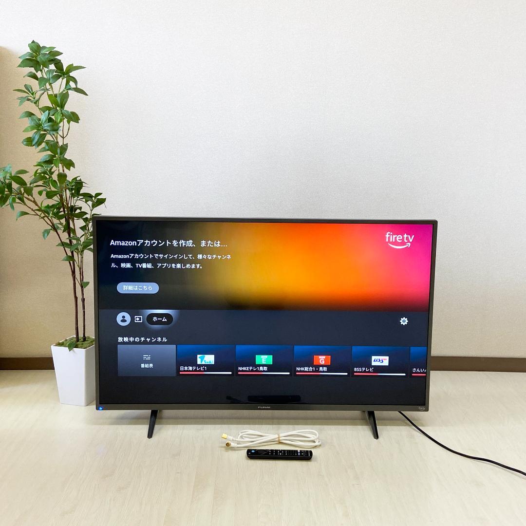 未使用 フナイ 43型4Kスマートテレビ FireTV FL-43UF340