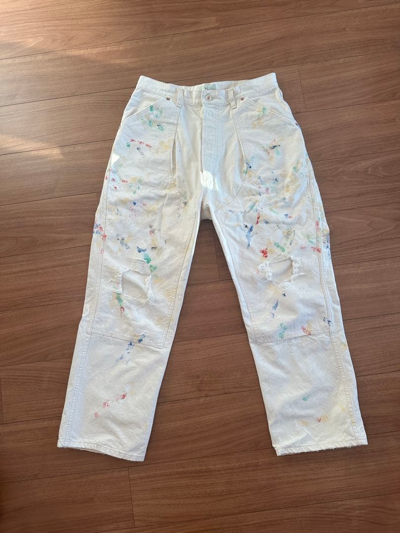 HERILL Splash Painterpants Natural/2 新品