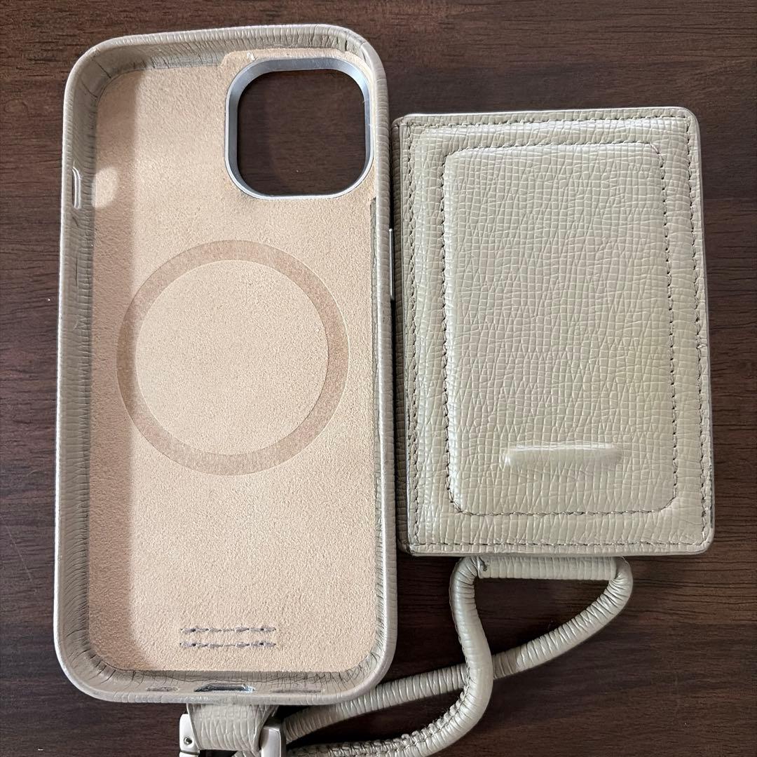 objects.io iPhone15ケース+ウォレット　トープ