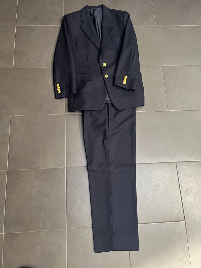 ポロ　ラルフローレン　紺ブレ　セットアップ　金ボタン　キッズ　レディース　ウール