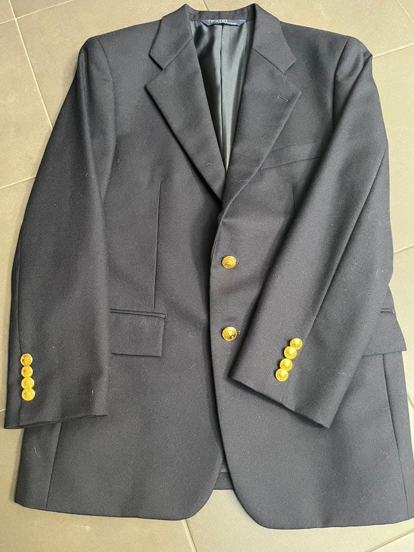 ポロ　ラルフローレン　紺ブレ　セットアップ　金ボタン　キッズ　レディース　ウール