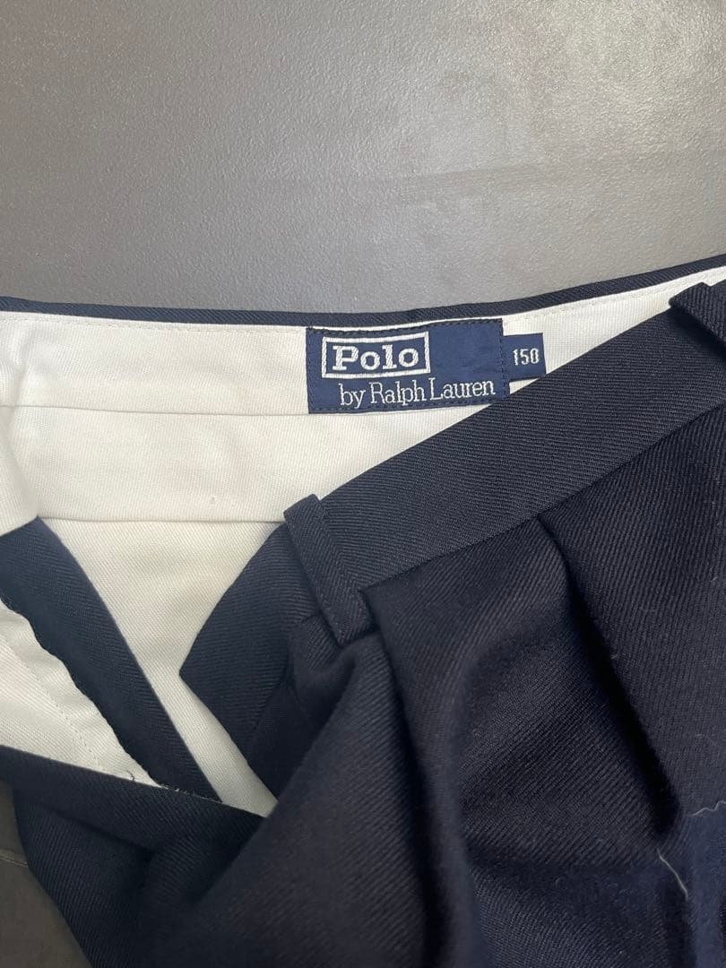 ポロ　ラルフローレン　紺ブレ　セットアップ　金ボタン　キッズ　レディース　ウール