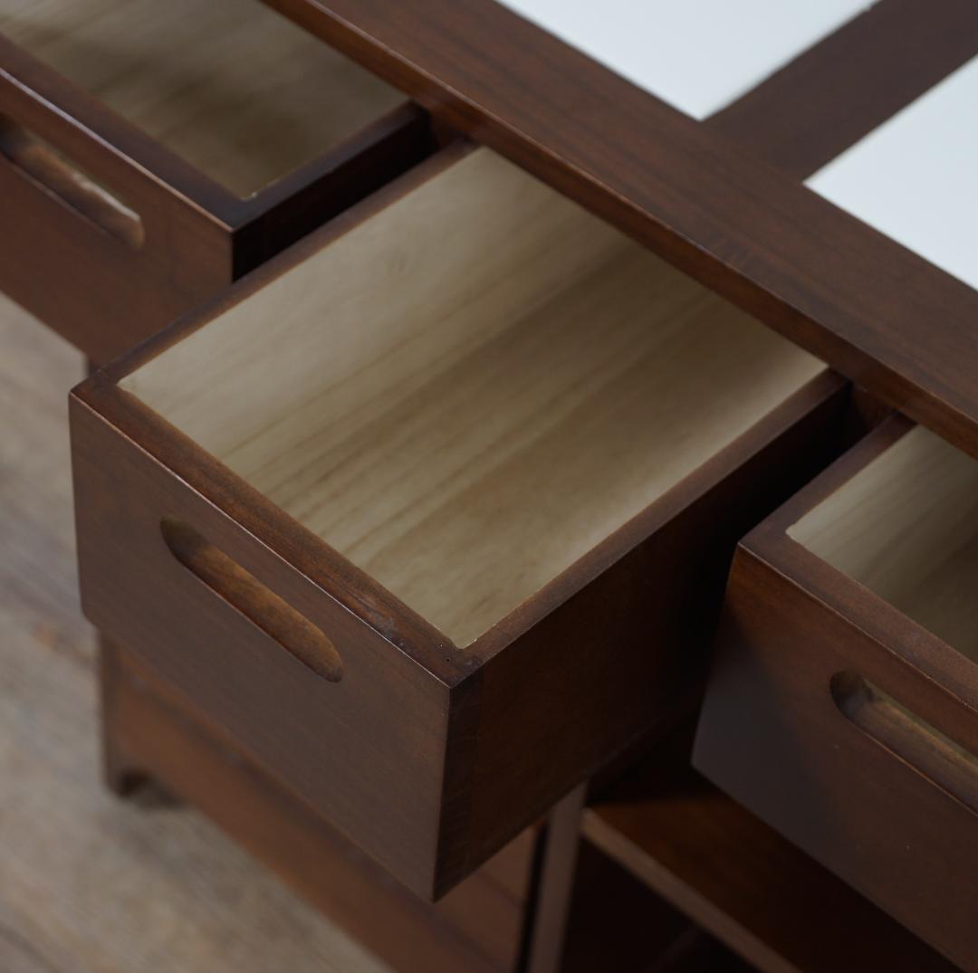 桐製 マルチストッカー キッチンラック 収納　ワゴン　完成品