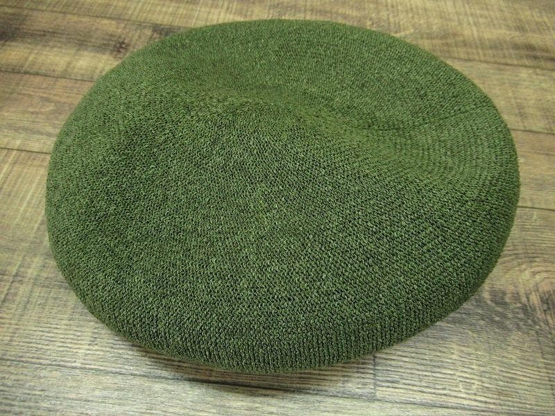 完売 未使用 ドッグアンドコー D-00664 ベレー 帽子 キャップ カーキ