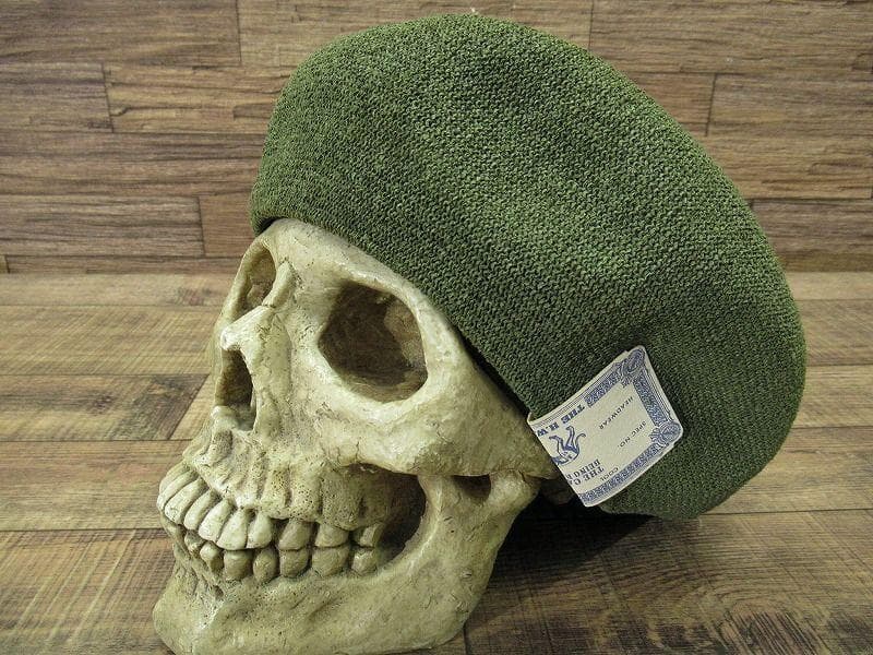 完売 未使用 ドッグアンドコー D-00664 ベレー 帽子 キャップ カーキ