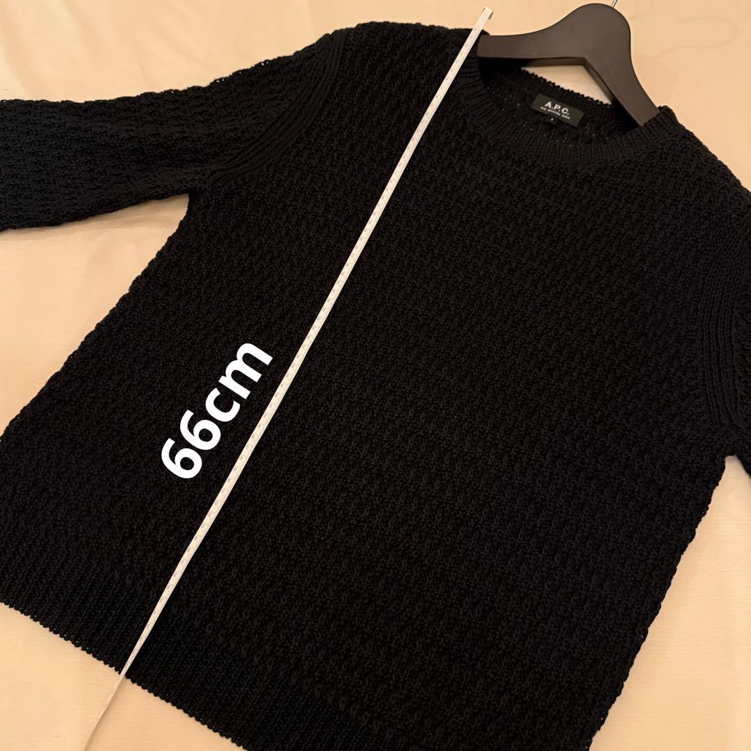イ*カ様 美品 A.P.C. ブラック ニット セーター